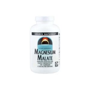 Source Naturals Magnesium Malate 3,750 mg – 200 Capsules | ماغنسيوم مالات لدعم العضلات والطاقة