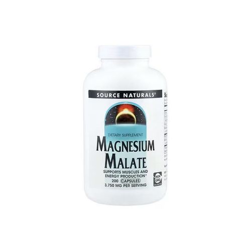 Source Naturals Magnesium Malate 3,750 mg – 200 Capsules | ماغنسيوم مالات لدعم العضلات والطاقة