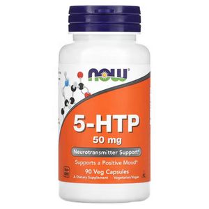 Now 5-هيدروكسيتريبتوفان، 50 ملجم، 5 Htp 90 كبسولة نباتية