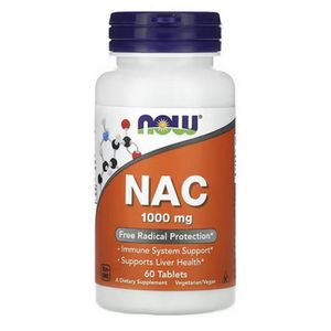 Now Food NAC N Acetyl L Cysteine 1000 mg 60 Tablets