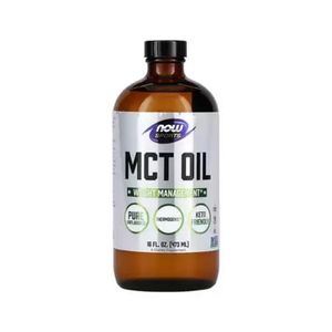 Now زيت الدهون الثلاثية متوسطة السلسلة (MCT) خالٍ من النكهات – 473 مل
