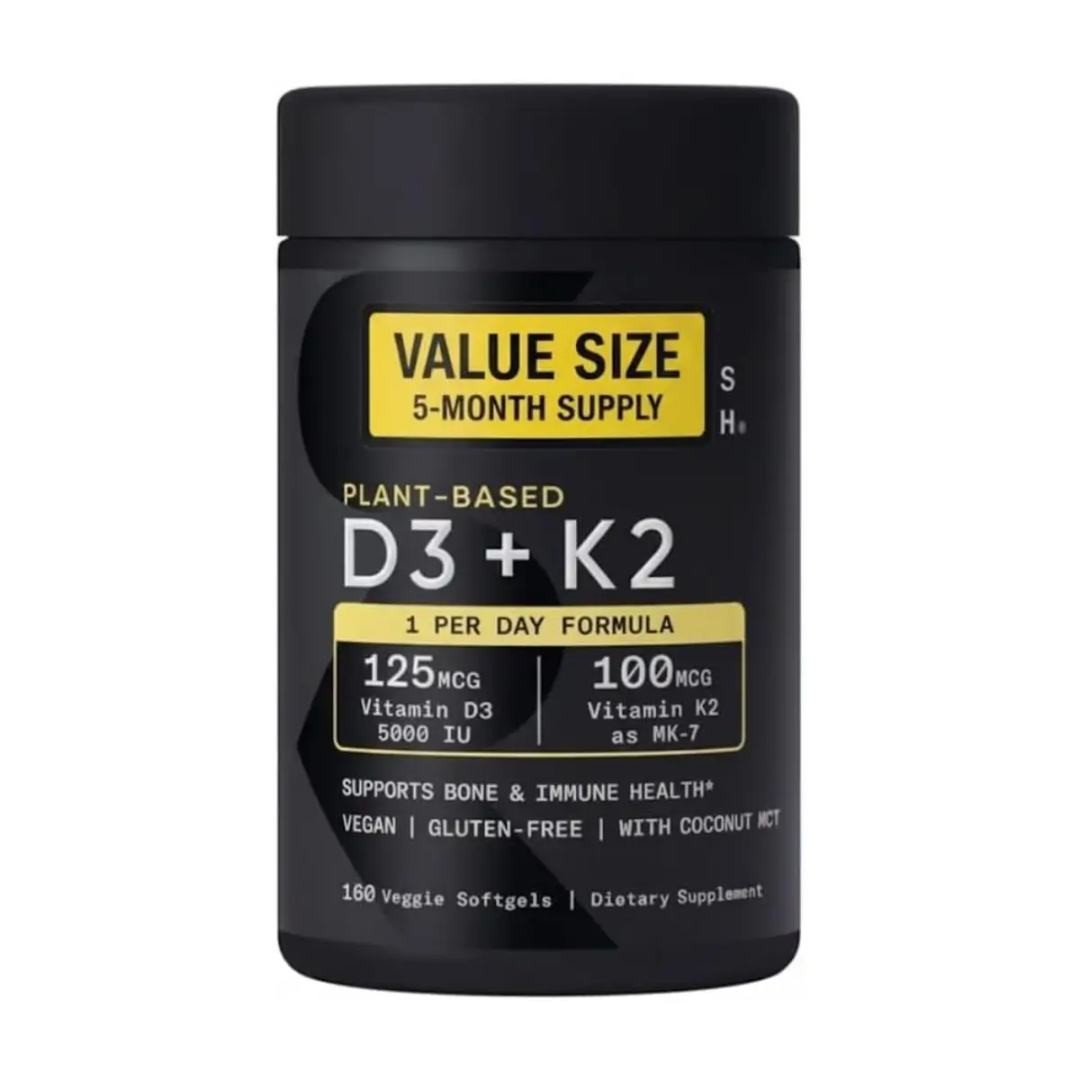 Vitamin D3 K2 MK7 160Softgels