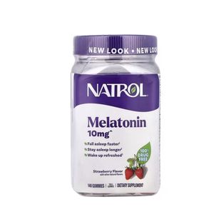 Natrol Melatonin Chewable Tablets, Strawberry Flavor, 140 Chewable Tablets (5 mg each)