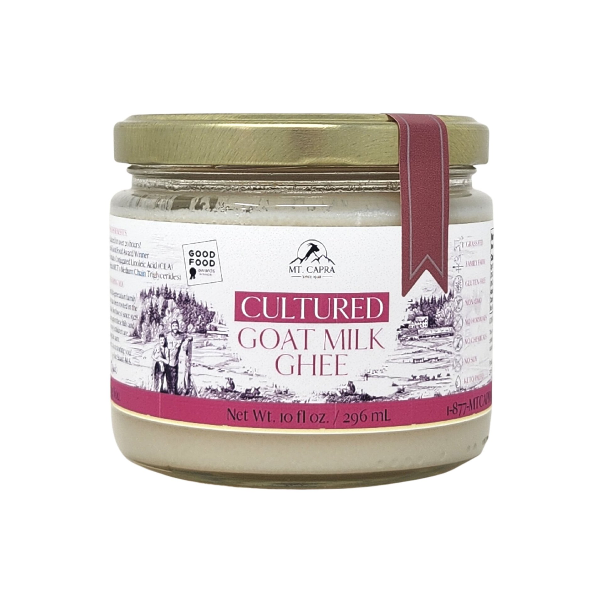 GOAT MILK GHEE (CLARIFIED BUTTER) Grass-fed, Goat Milk Ghee, Regular and Cultured