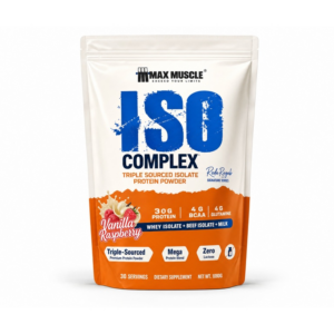 بروتين إيزولات ثلاثي المصدر ISO Complex - بحجمين - وطعمين مختلفين من ®MaxMuscle