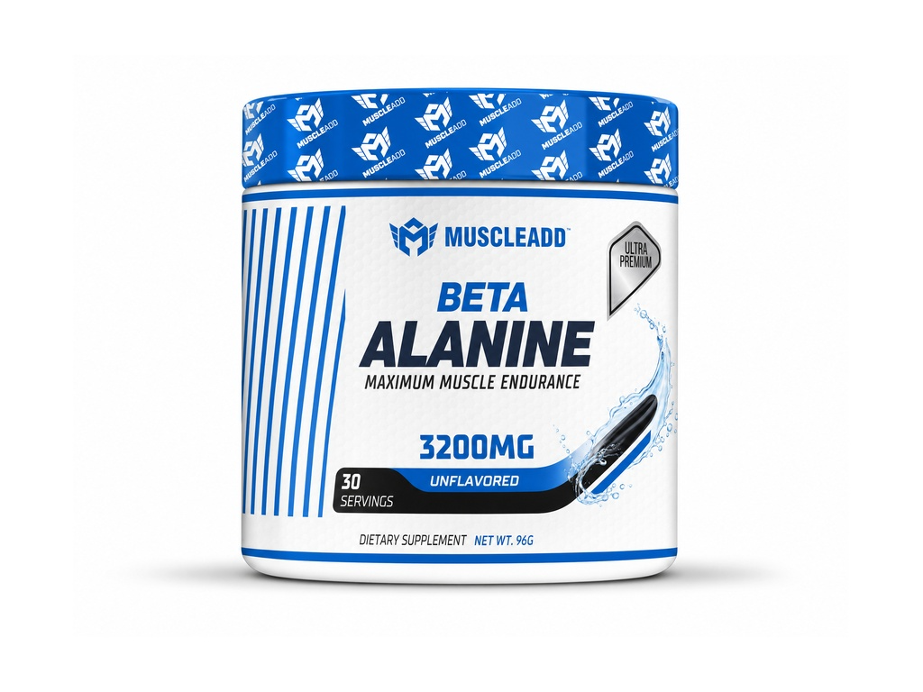 بيتا ألانين Beta Alanine 3200mg – جرعة 30Serv - 96G – من ®MuscleADD