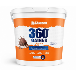 جينر عالي السعرات لزيادة الكتلة والوزن 360 Gainer - الجرعة 20serv الحجم 10KG من ®MaxMuscle