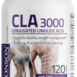 Bronson CLA 3000: Advanced Weight Management & Lean Muscle Support | 120 Softgels