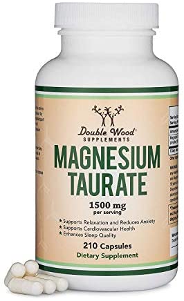 Double Wood Magnesium Taurate 1500mg | 210 Capsules
