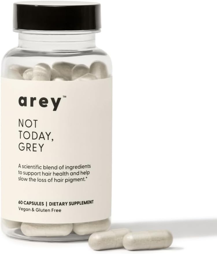 Arey Not Today, Grey | Supplement for Grey Hair & Hair Health | 60 CAPS