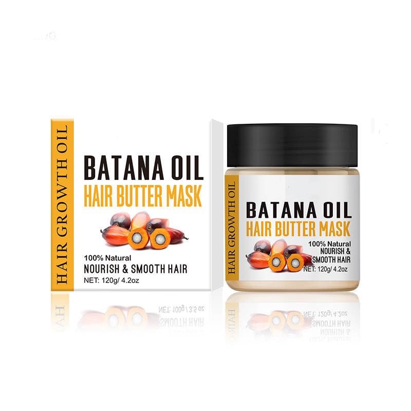 Batana Oil from Honduras as Hair Mask, Scalp assist withment for Growth & Anti-Hair Loss – 4.2 oz (120g)