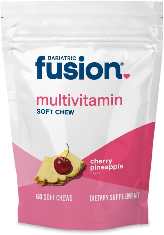 Bariatric Fusion Soft Chews | Cherry Pineapple Multivitamin | 60ct
