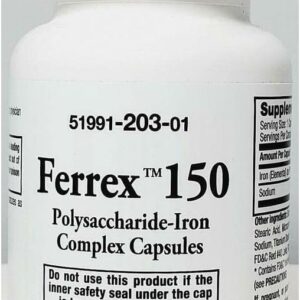Ferrex 150 Polysaccharide Iron Complex Capsules