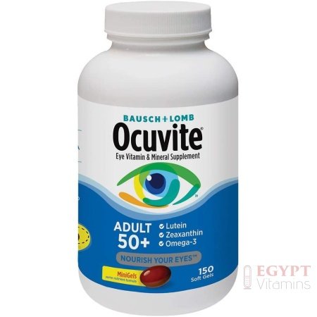 Bausch + Lomb Ocuvite Adult 50+ with Lutein, Zeaxanthin and Omega-3, 150 Soft Gels - الصورة 7
