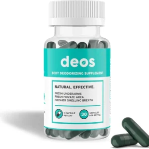 DEOS Natural Odor Control Chlorophyllin 100 mg | 100 Capsules