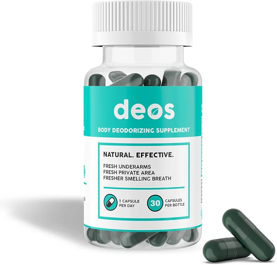 DEOS Natural Odor Control Chlorophyllin 100 mg | 100 Capsules