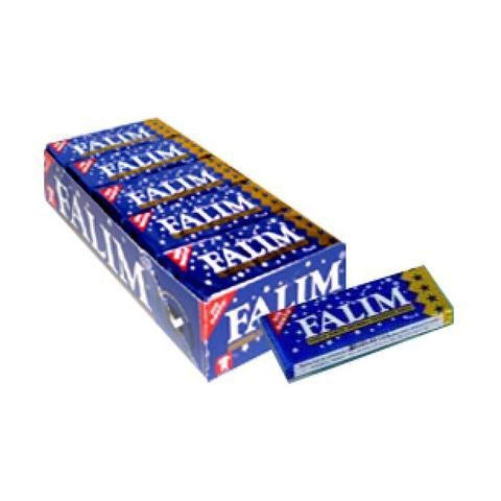 Falim Sugarless Plain Gum, Mastic | 20 Pack (100 Pieces)