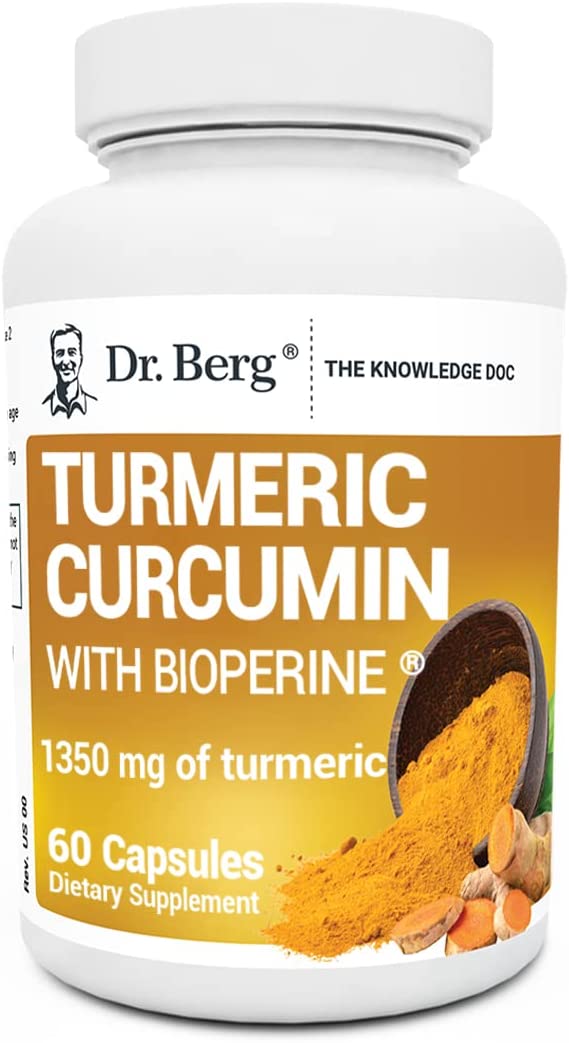 Dr Berg Turmeric Curcumin, 60 Capsules