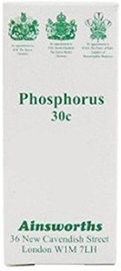 Ainsworths 30C Phosphorus Homoeopathic Remedy 120 Tablets