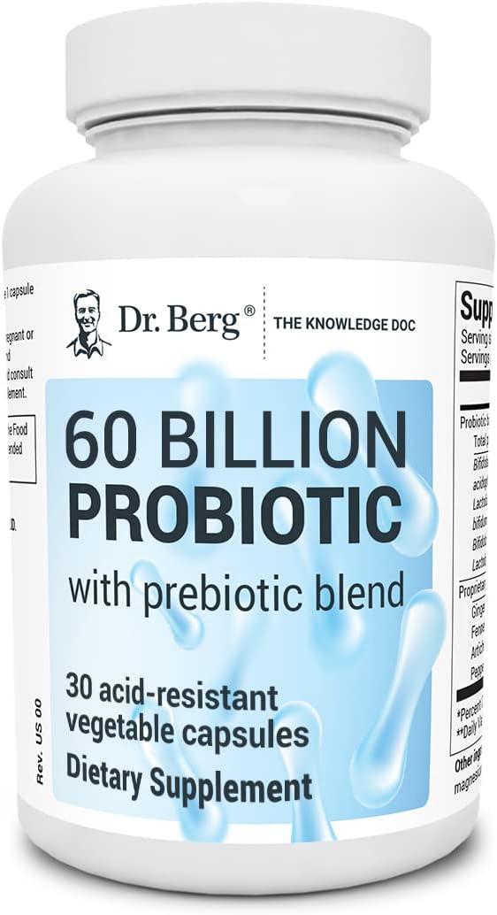 Dr Berg, 60 Billion Probiotic ,30 Capsules