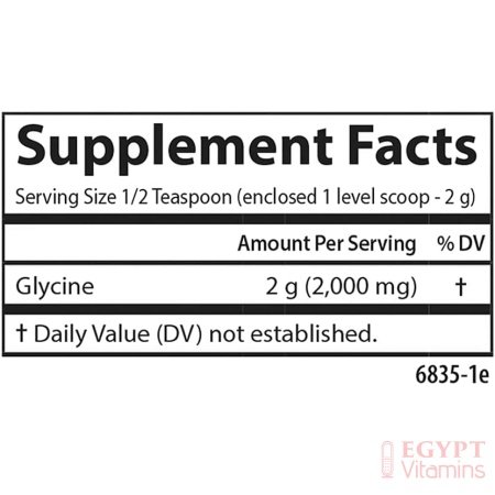 Carlson – Glycine Powder, 2000 mg Glycine, Amino Acid Powder, Energy Production, Muscle Development Powder, Glycine Supplement Powder, 3.53 oz (100 g)كارلسون جليسين بودر لانتاج الطاقة وبناء العضلات والانسجة ،100 جرام - الصورة 14