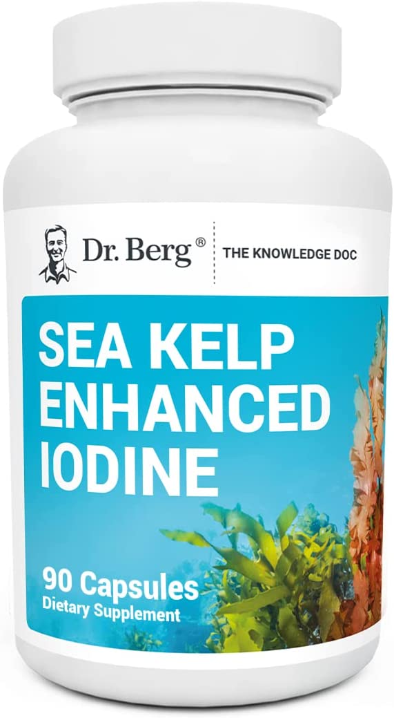 Dr Berg Sea Kelp Enhanced Iodine, 90 Capsules