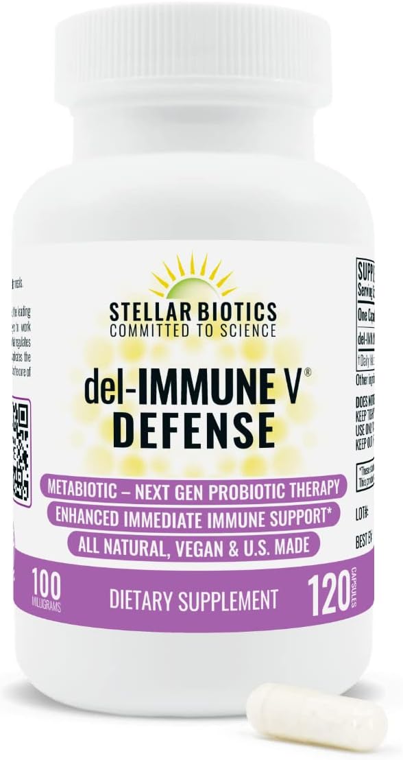 Del-Immune V® Defense by Stellar Biotics | 120 Capsules