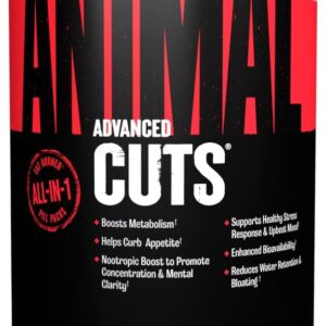 Animal Cuts | Professional-Grade Fat Burning Supplement, 17 Ingredients | 42 Count