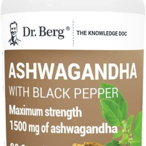 Dr Berg Organic Ashwagandha -1500mg 90 Capsules