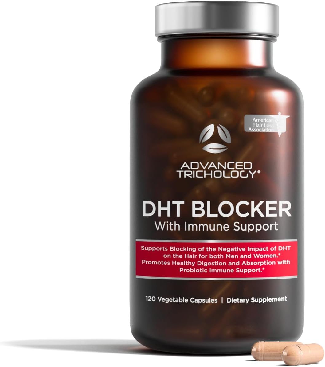 Advanced Trichology Hair Growth Supplement | DHT BLOCKER | 120 capsules