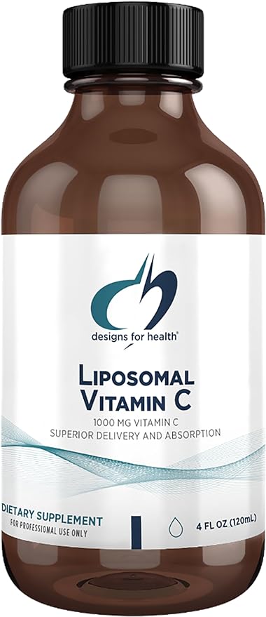 Designs for Health Liposomal Vitamin C Liquid – 1000mg Vitamin C Supplement