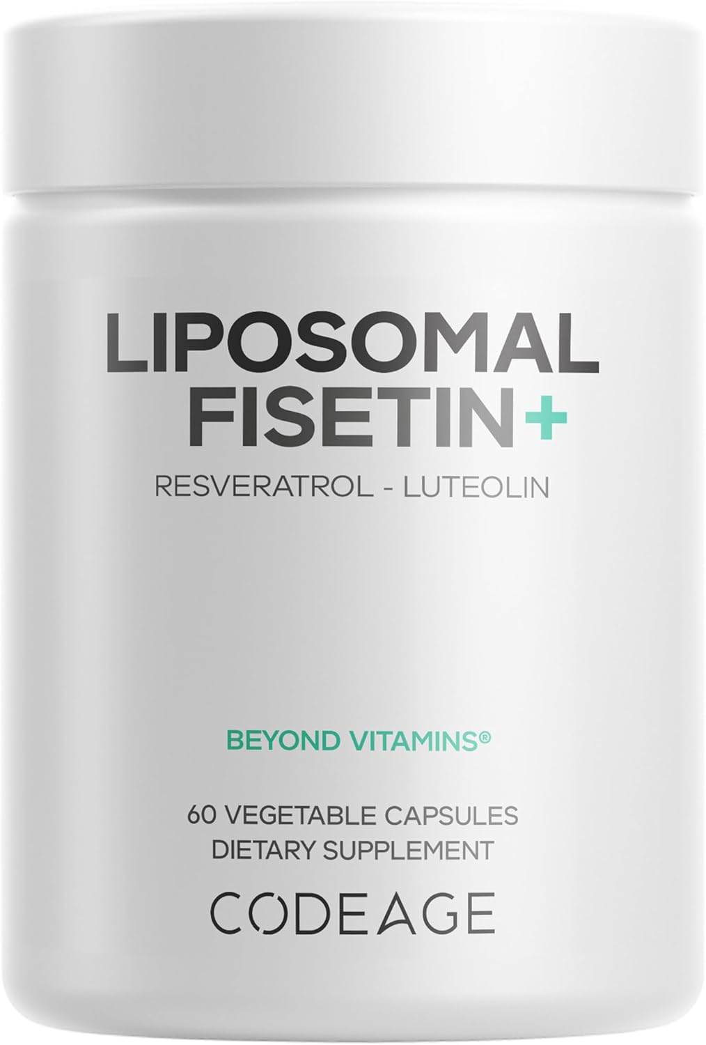 Codeage Liposomal Fisetin+ 500mg Polyphenol Blend | 60 Vegan Capsules