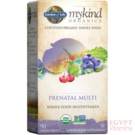 Garden of Life Prenatal Vitamins – mykind Organics Prenatal Multi – 90 Tablets, Vegan Whole Food Multivitamin, Folate not Folic Acid & Stomach Soothing Blend, Organic Prenatals Supplements for Women جاردين أوف لايف غذاء كامل فيتامينات متعددة عضوية للأمهات الحوامل ، 90 قرص نباتى - الصورة 21