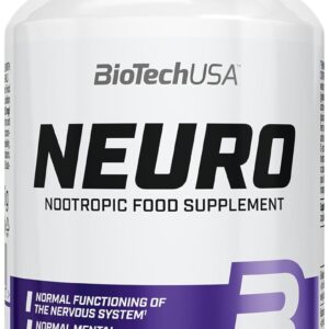 BioTechUSA Neuro | Brain & Focus Supplement | 60 Capsules