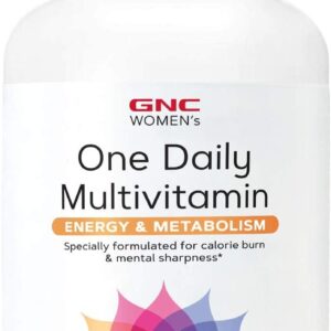GNC Women’s One Daily Multivitamin – Energy & Metabolism – 60 Caplets فيتامينات متعددة للنساء ، لصحة التمثيل الغذائى ، وزيادة إنتاج الطاقة ، 60 كبسولة
