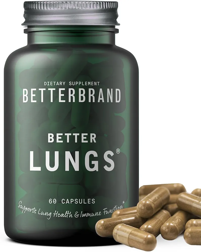 Betterbrand Breathe Well | Respiratory & Immune Support Supplement | 60 Capsules