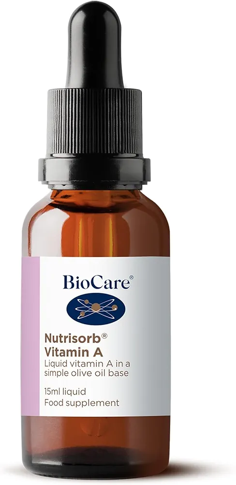 BioCare Nutrisorb Vitamin A | Pure Liquid Drops (2500 IU) – 15ml