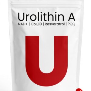 5-in-1 Urolithin A Complex | NAD+, PQQ & CoQ10 for Energy | 120 softgels