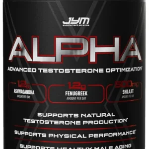 Alpha JYM X Advanced Hormone Optimization | Boost Testosterone & Vitality | 240 Capsules