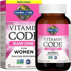 Garden of Life RAW One a Day Multivitamin for Women | 75 Caps