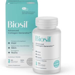 Biosil Collagen Generator with ch-OSA | Stimulates Natural Collagen Production |180 Liquid Capsules