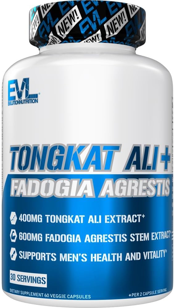 EVL Tongkat Ali and Fadogia Agrestis | Men’s Vitality Support | 60 capsules