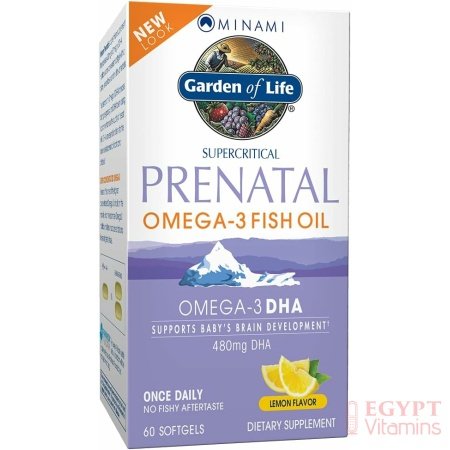 Garden of Life Prenatal DHA Omega 3 Fish Oil – Minami Natural Prenatal, 60 Softgels - الصورة 15