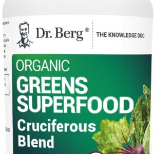 Dr. Berg Greens Superfood | Organic Cruciferous Vegetable – 90 Tablets