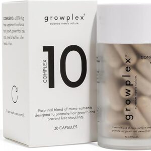 Complex10 Hair Support Supplement | Biotin, Collagen & 10 Nutrients | 30 Capsules for Men & Women
