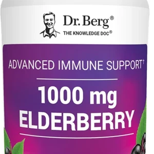 Dr. Berg Black Elderberry Capsules | Immune Support | 90 Capsules
