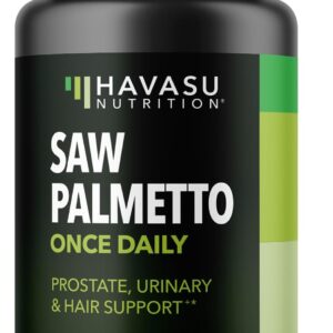 Havasu Nutrition Saw Palmetto DHT Blocker – Extra Strength Prostate Support | 100 count