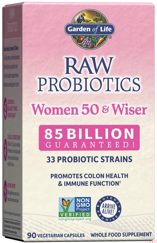 Garden of Life – RAW Probiotics Women 50 & Wiser 85 BILLION | 90 Capsules