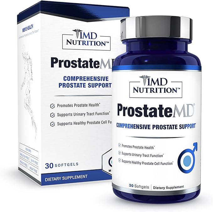 1MD Nutrition ProstateMD Saw Palmetto | Prostate Support Supplement |30 Softgels