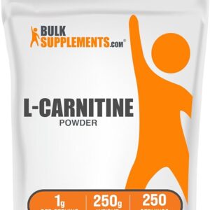 BulkSupplements L-Carnitine Powder 1g | Unflavored 250g